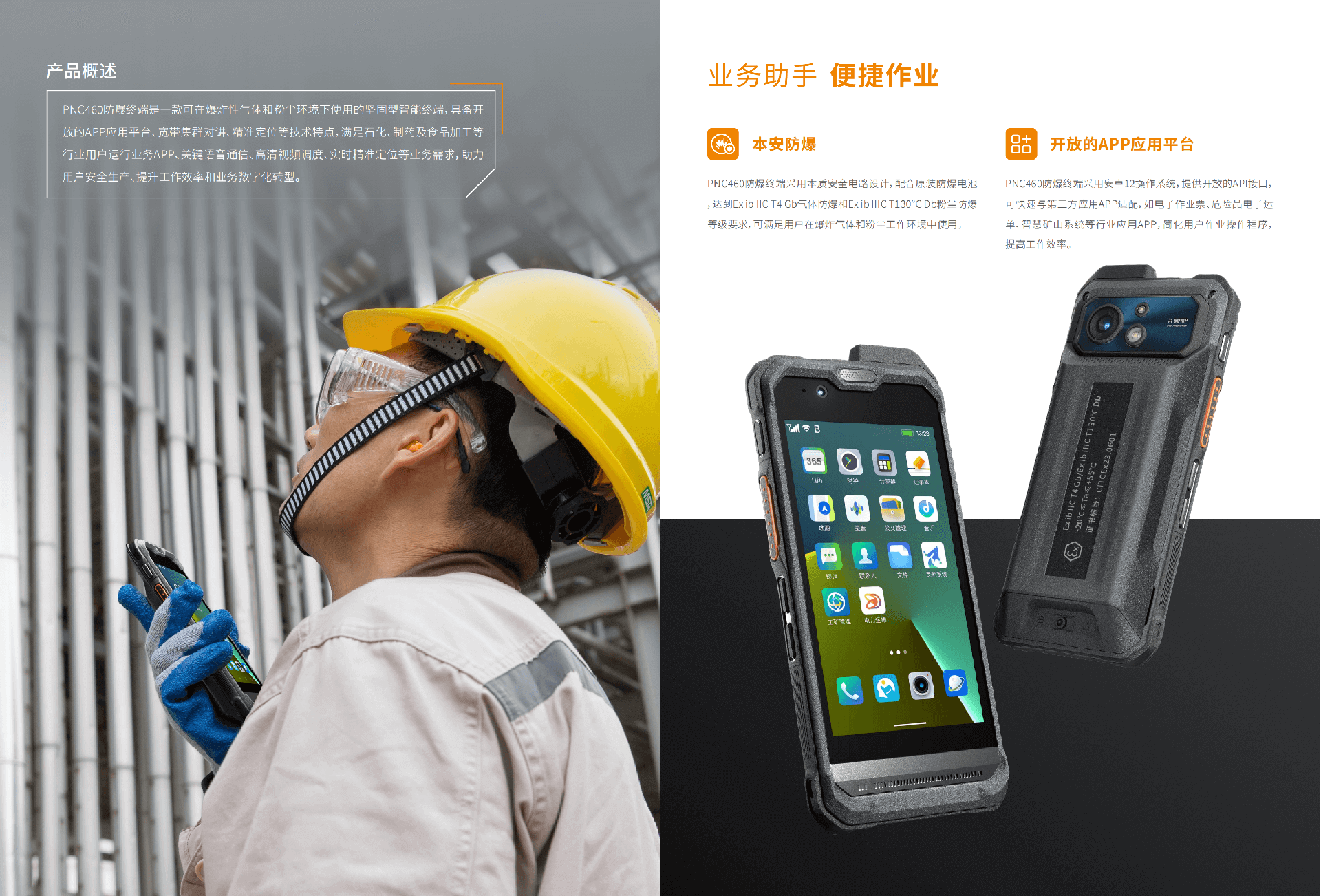 海能达(Hyreta) PNC460防爆对讲机